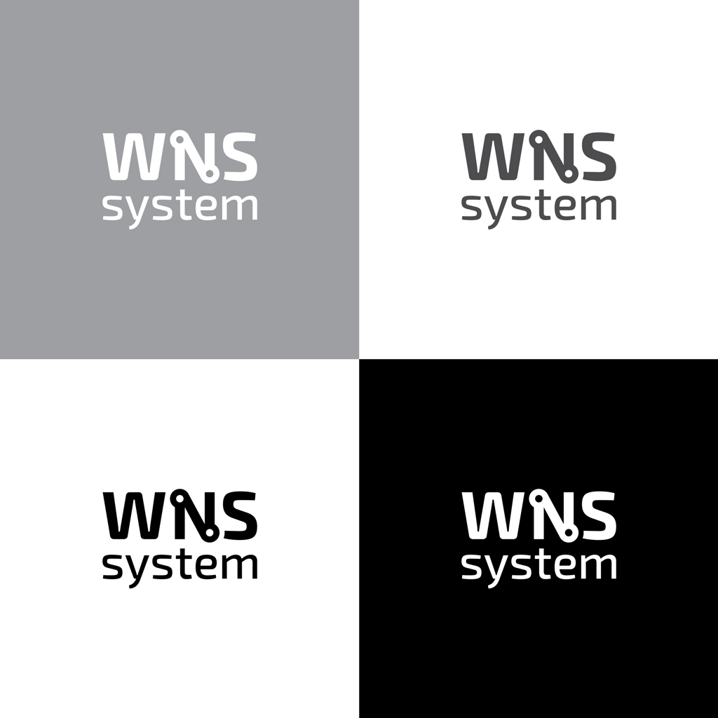 Projekt graficzny logo dla WNS-system